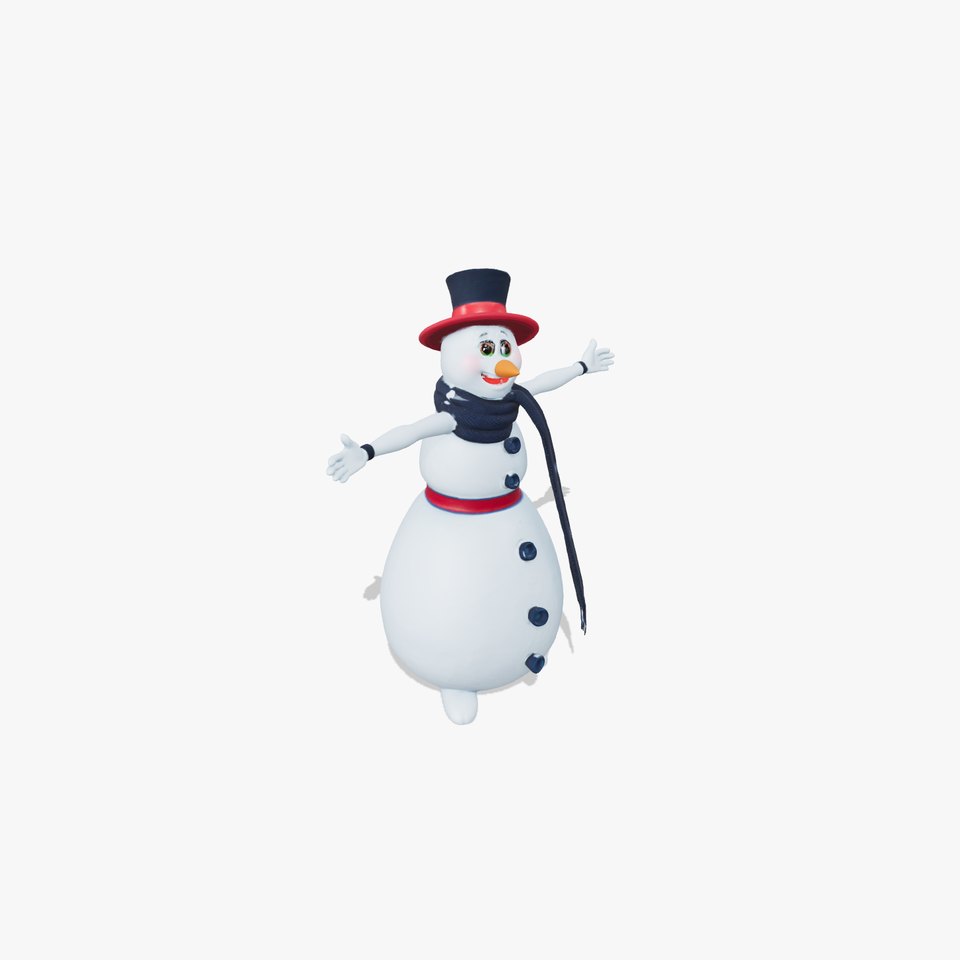Festive Snowman model pack